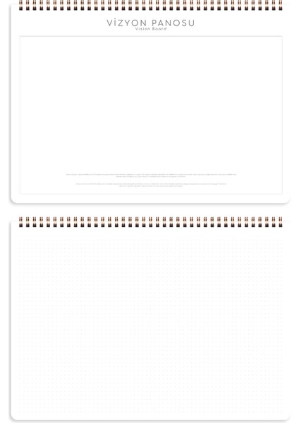 2026 Haftalık Spiralli Masaüstü Planlayıcı 24X34 cm - Desk Planner Bordo