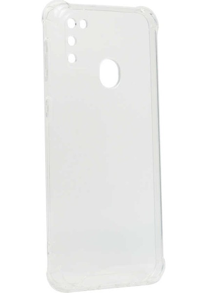 Galaxy M21 Kılıf Inc Kamera Korumalı Nitro Anti Shock Silikon-Renksiz