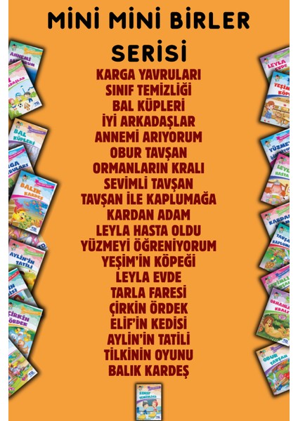 1. Sınıf Mini Mini Birler Serisi - 20 Kitap fiyatları