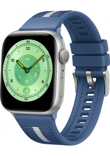 Apple Watch 11-10(46MM) 9-8-7(45MM) 6 5 4 SE(44MM) ULTRA(49MM) Uyumlu Dokuma Silikon Kordon