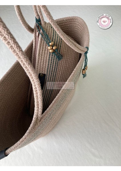 Bailey 2li Takım Plaj Çantası , El Çantası Clutch, Totebag, Kadın Çanta, Yazlık, Hediyelik, hasır Jüt Tress