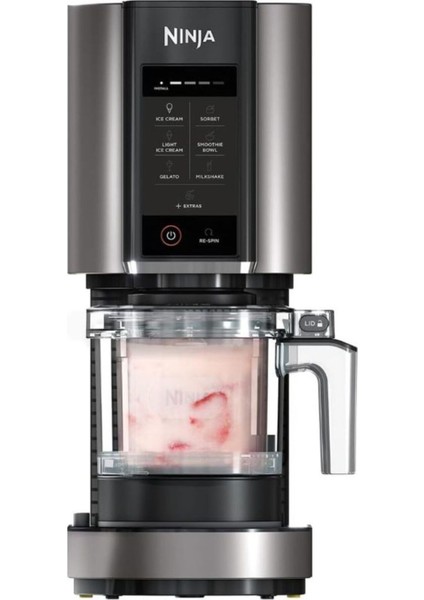 Dondurma Makinesi ve Tatlı Makinesi, 3 Kaplı, 7 Program, Dondurma, Smoothie Kaseleri, Milkshake..