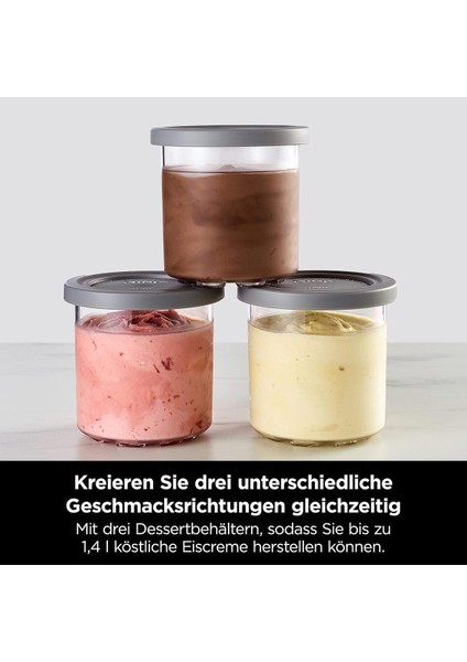 Dondurma Makinesi ve Tatlı Makinesi, 3 Kaplı, 7 Program, Dondurma, Smoothie Kaseleri, Milkshake.. modelleri