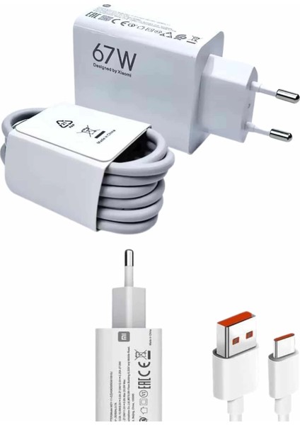 Bfs Beyaz Ultra Plus Hızlı Şarj Seti Şarj Adaptörü ve Kablosu 67W indirimleri