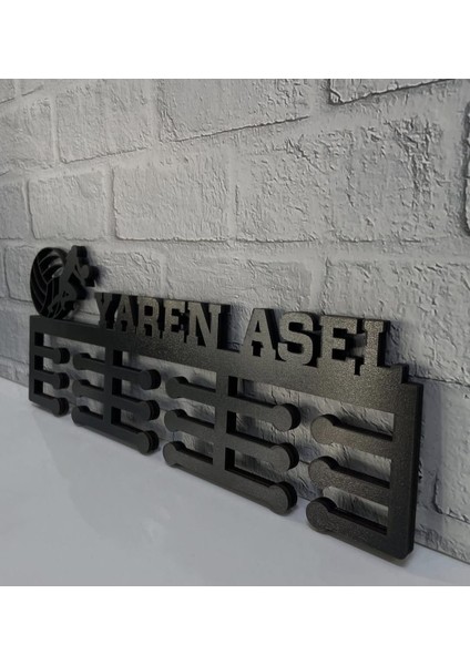Voleybol Sporcu Kişiye Özel Madalya Askısı – 10 mm Siyah Mdf – Dekoratif Askılık fiyatları