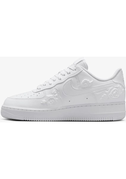 Air Force 1 Af1 07 Rose Pattern Unisex Leather Sneaker Gül Desenli Hakiki Deri Günlük Spor Ayakkabı Beyaz fiyatları