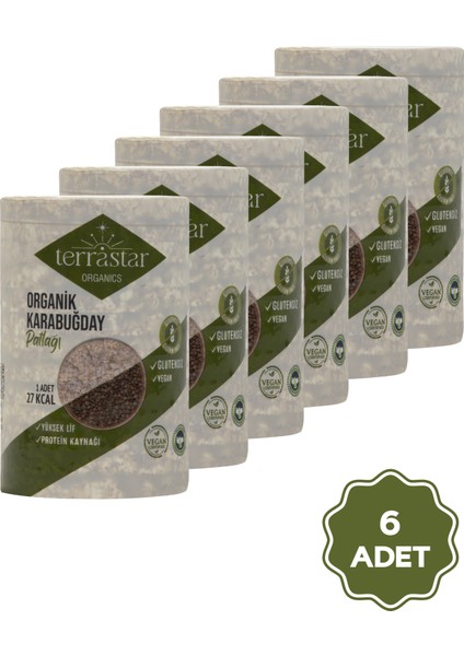 Organik Karabuğday Patlağı 6'lı Paket