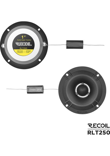 RLT250 Slim Bullet Super Tweeter (240W) modelleri