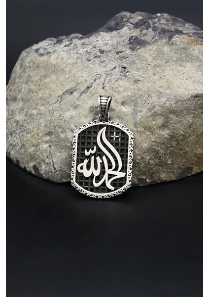 Kolye Ucu Hamd Olsun Arapça Yazlı 925 Ayar Gümüş 902401 modelleri