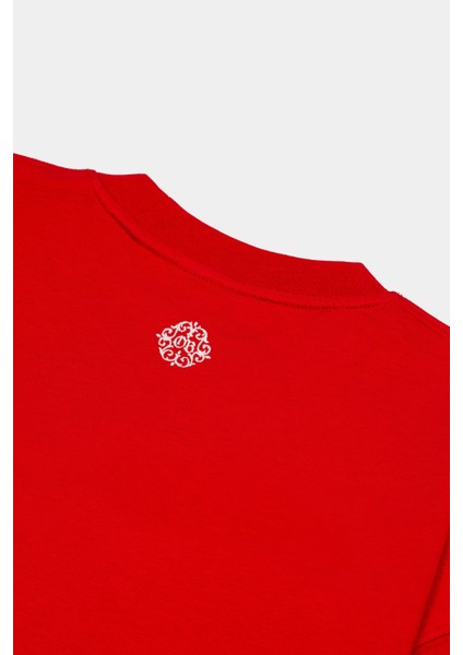 Kırmızı Basic Loose Fit Tişört