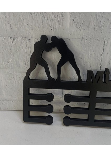 Güreş Sporcu Kişiye Özel Madalya Askısı – 10 mm Mdf Ahşap – Dekoratif Askılık fırsatları