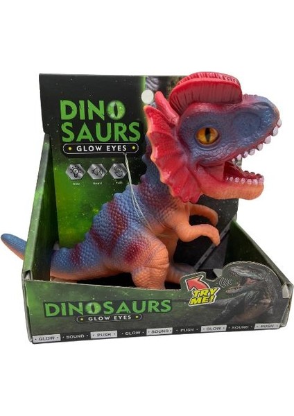 Soft Dinazor Neon Gözlü 24 cm - LD6206B-DILOPHOSAURUS (Lisinya) fırsatları