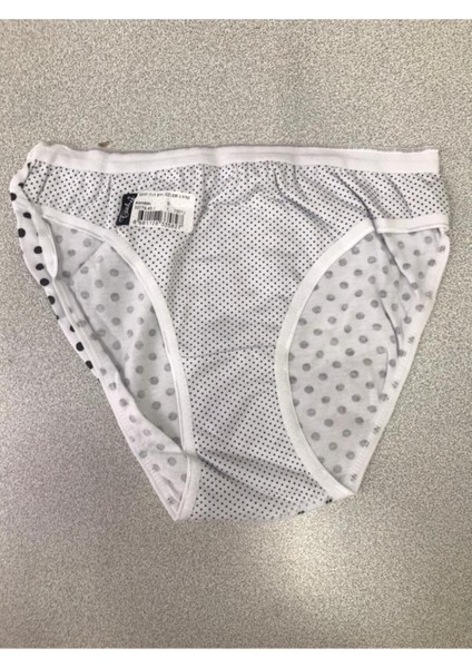 0537 Özlem Bayan Bikini Külot Beyaz
