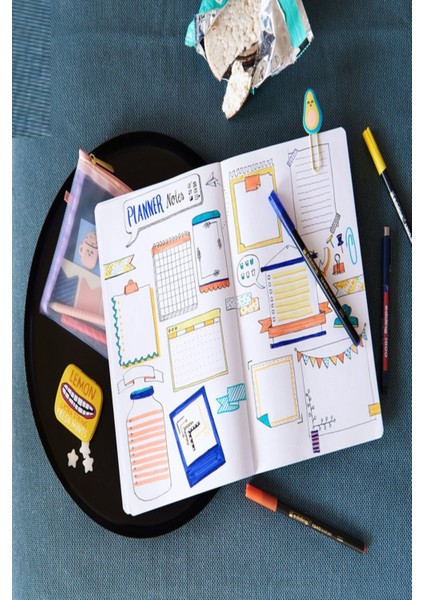 Eskiz Defteri Edding Happy Lettering Set 9er Set + Renk Karıştırıcı, Çeşitli Setler indirimleri