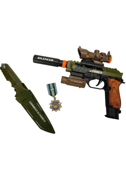 4308 Sesli ve Işıklı Silah Seti -Sunman modelleri