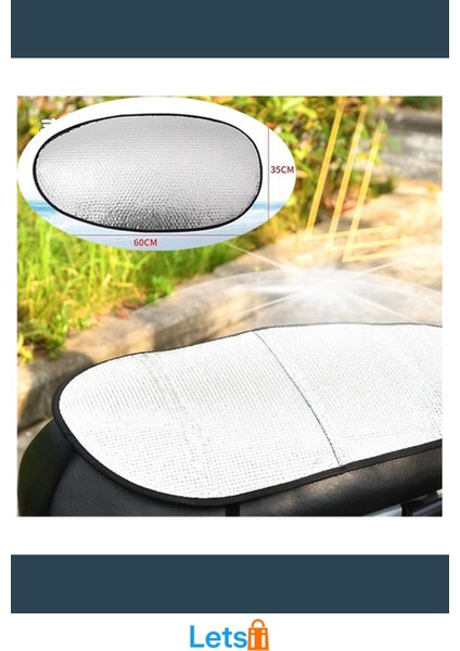 Su Geçirmez Motosiklet Sele Güneşliği Ekstra Dayanıklı 60X35 cm modelleri