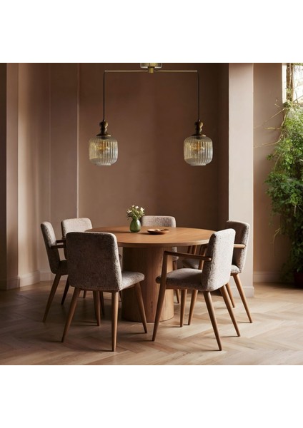 Ikili Mopa Cam Bal Rengi Metal Çubuk Avize Eskitme Tokmak Başlık Retro Sarkıt Lamba Salon Aydınlatma