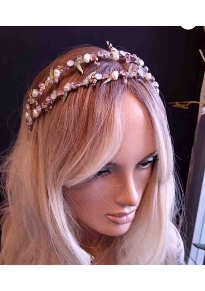 Pembe Lila 2 Li Anne Bebek Tacı Gelin Nişan Söz Kına Lohusa Aksesuar fiyatları