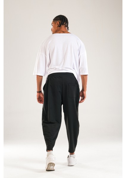 Siyah Pileli Yarım Şalvar COC1340 indirimleri