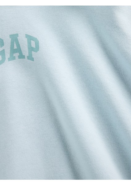 Kadın Turkuaz Gap Logo Vintagesoft Crop Fleece Sweatshirt fırsatları