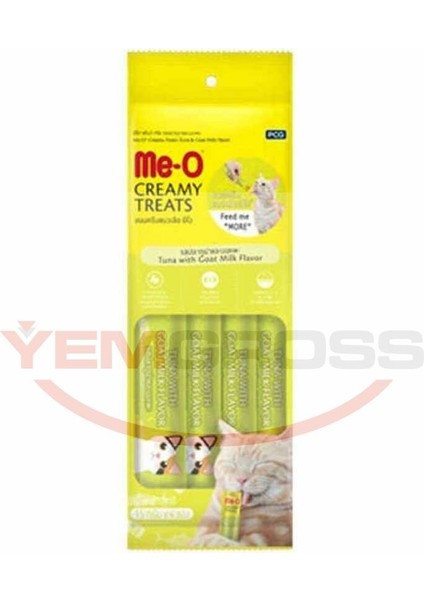 Meo Creamy Ton Balıklı ve Keçi Sütlü Kedi Ödül Maması 4x15 Gr fiyatları