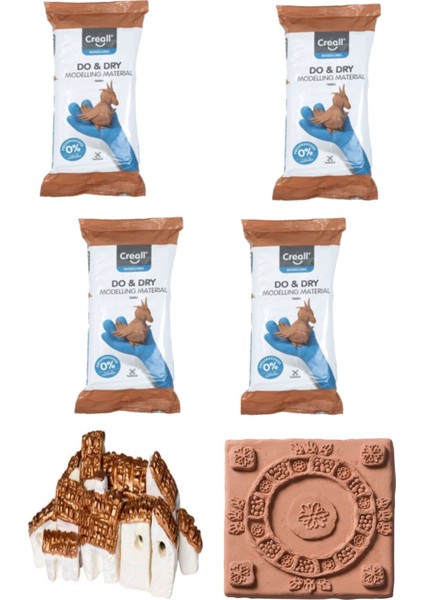 Creall Do & Dry Seramik Hamuru Toprak 4X500GR