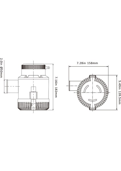 Marine Tekne Sintine Pompası Seaflo 01 Serisi 4700GPH 24V 8.5 A Hortum Çıkışı Ø:50 mm fırsatları