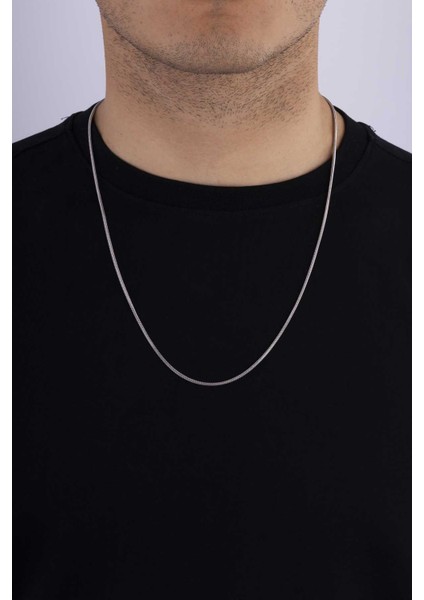 Silindir Model Italyan Erkek Çelik Zincir