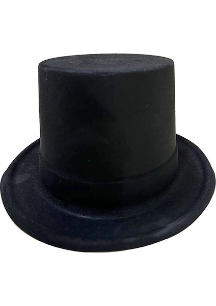 Bfs Siyah Renk Plastik Nubuk Kadife Kaplama Fötr Şapka 11 cm fiyatları