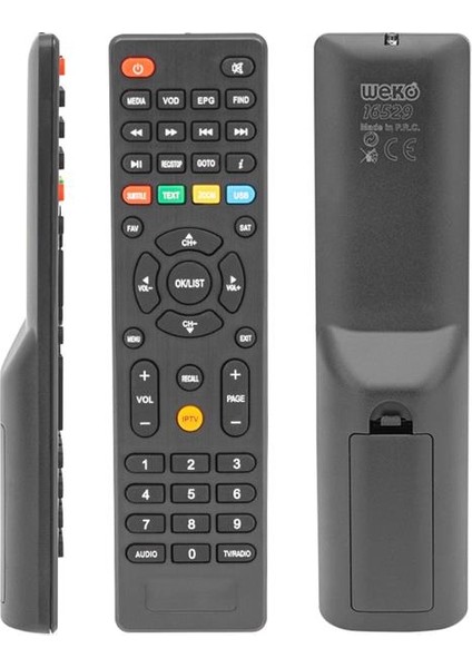 Hitech Vipbox 7s- Supermax - Next Ip Tv Uydu Alıcı Kumandası