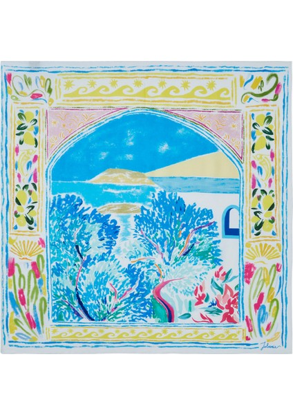 Desenli Modal Eşarp Island indirimleri