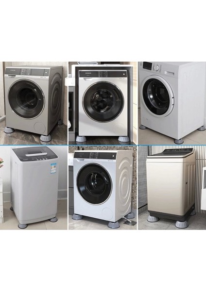 Bfs Çamaşır Makinesi Titreşim Engelleyici Stoper Gri 4 Lü Set fiyatları