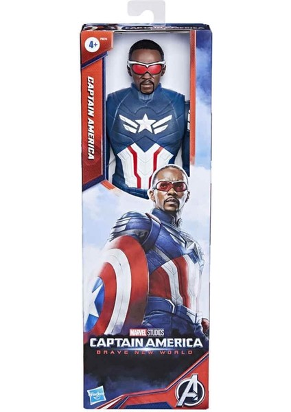 F9276 Marvel Titan Hero - Captain America Brave New World Aksiyon Figürü 30 cm fırsatları