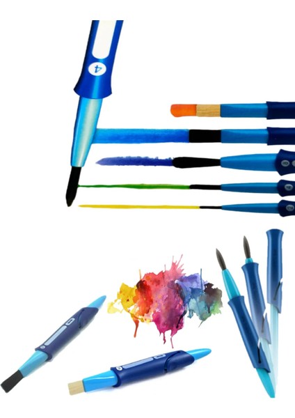 Faber No:2-4-8-10-12 Click&go 5'li Sulu Boya Fırçası fiyatları