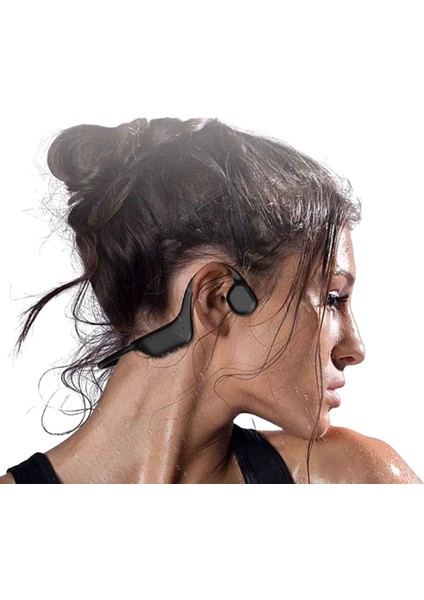 Ipx5 Su Geçirmez Kablosuz Mikrofonlu Spor Kulaklık Kemik Iletimli Bluetooth 5.0 Kulaklık fiyatları