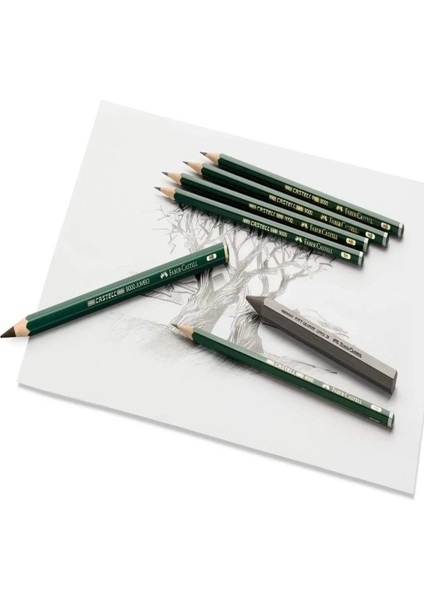 Schoellershammer Drawing 180 gr A5 20 Yp Dereceli Kurşun Kalem Cretacolor 6'lı Aquarell Eskiz Set