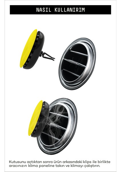 Araba Klima Kokusu, Spin Oto Kokusu, Bergamot Portakal Aromalı, 90 Gün Etkili Araç Kokusu - Energetic modelleri