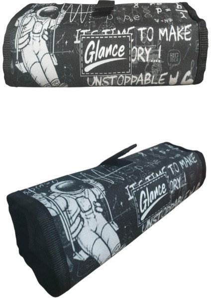 Astranot Rulo Bez Kalemlik 24 Bölmeli + Kalem Kutusu Dereceli ve Boya Kalem Seti