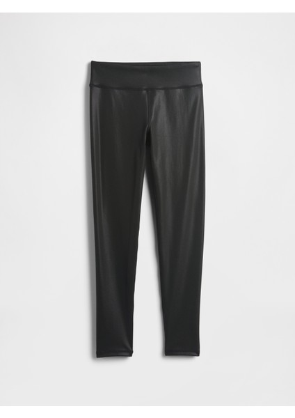 Kız Çocuk Siyah Shine Leggings Tayt indirimleri