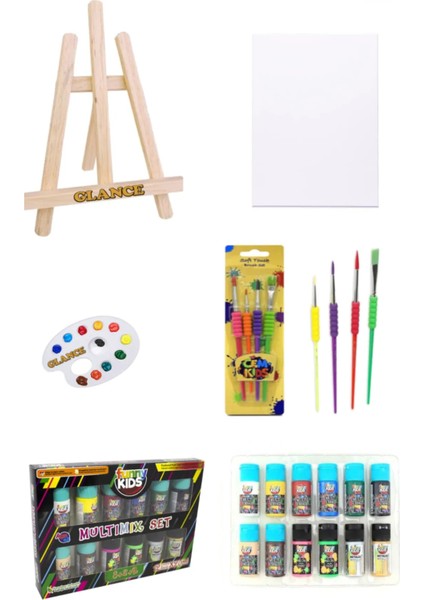 20 ml Multımıx 12'li 25X35 Tuval Akrilik Başlangıç Seti