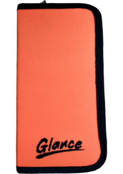 Turuncu Kalemlk Fırçalık 12 Bölmeli Çantalı Brons Yağlı Boya ve Akrilik Fırçası Sentetik 7"li Set modelleri