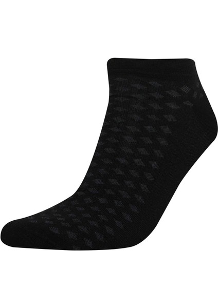 Erkek Çizgili Dikişsiz 3'lü Bambu Patik Çorap C3449AXNS