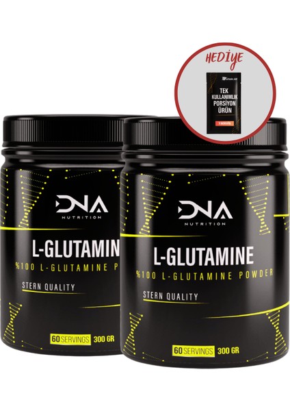 Glutamine Powder 300 gr x 2 Adet