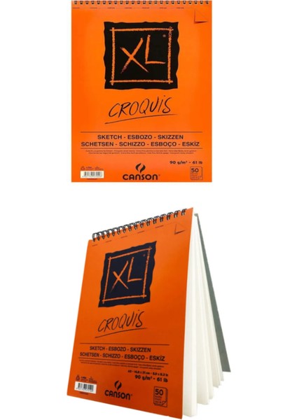 Canson Xl Spiralli Eskiz 90GR A5 50 Yp Pitt Graphite Matte 10B, 8b, 6b, 4b, 2b ,hb Eskiz Çizim Set fiyatları