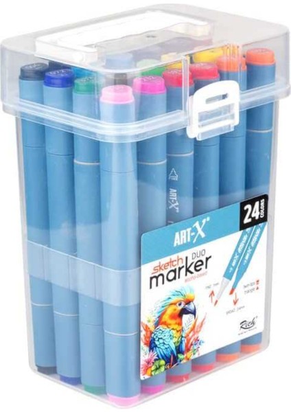 Art-X Sketch Marker Çift Taraflı Kalem Seti 24'lü fiyatları