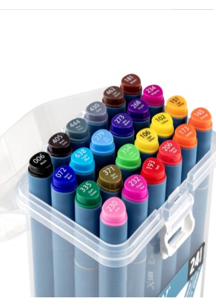 Art-X Sketch Marker Çift Taraflı Kalem Seti 24'lü modelleri