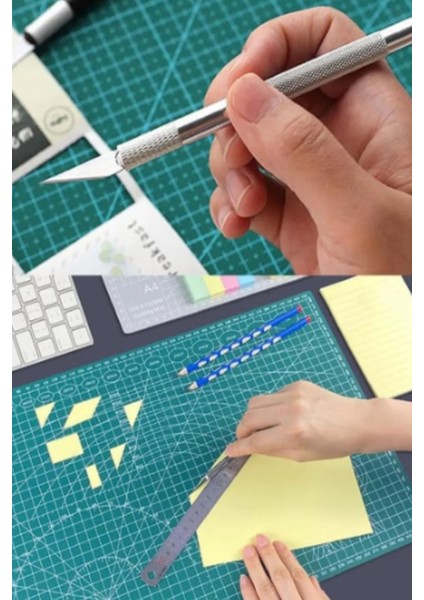 7 Parça Hobi Kretuar A4 Kesim Matı Set fiyatları