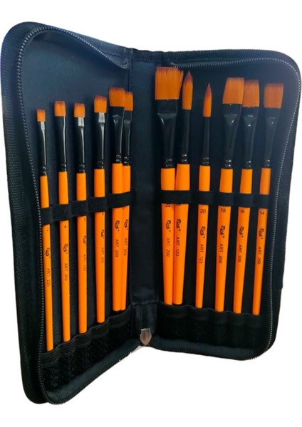 Fırça Çantası Sentetik Seri Kıl 12'li Fırça Seti fiyatları