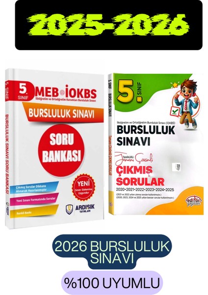 5. Sınıf Bursluluk Sınavı Soru Bankası - Çıkmış Sorular - Benzer Sorular 2026