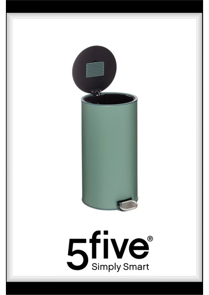 Delta 30 L Pedallı Çöp Kovası Yeşil‑Mavi | Yavaş Kapanma, Aktif Karbon Filtre, Kolay Temizlik Çıkarılabilir Yıkanabilir İç Sepet modelleri